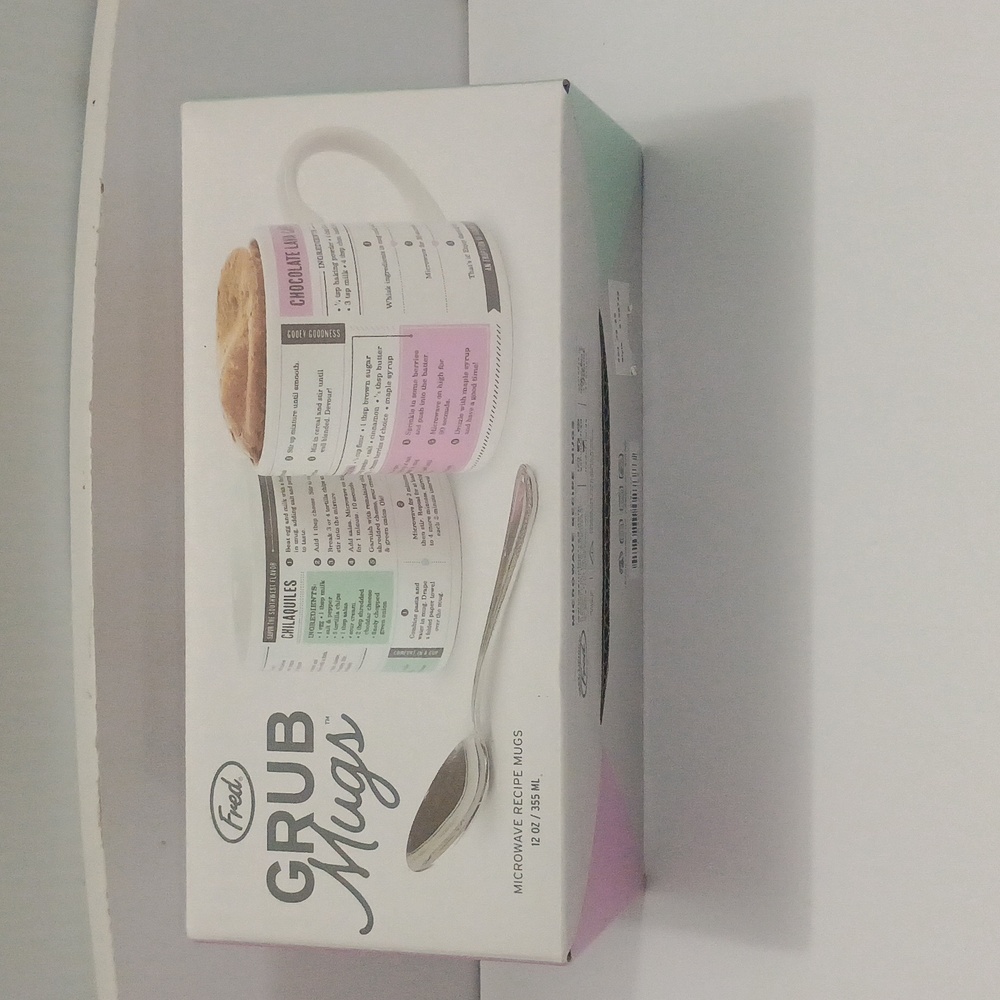 Grub Mugs.  includes two mugs.​